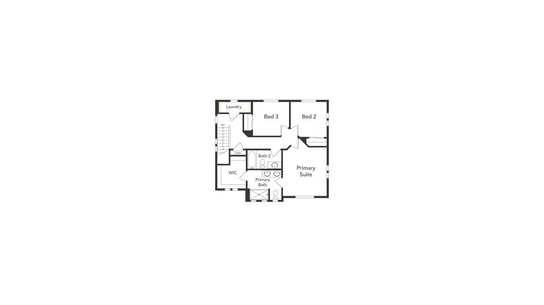 2D floor plan layout of this home in Banning Lewis Ranch, Colorado Springs, CO (Image 4). 2D floor plan layout of this home in Banning Lewis Ranch, Colorado Springs, CO (Image 4).