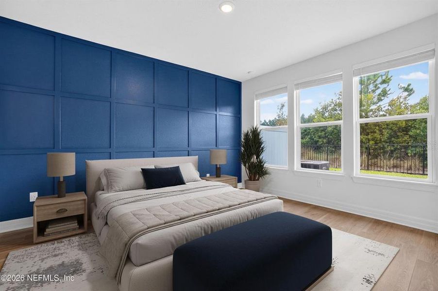Furnished interior view inside a new home in Del Webb Wildlight, Wildlight (Image 9).