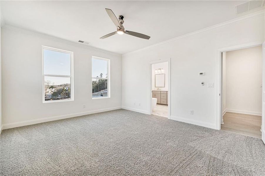 Spacious, unfurnished interior of a new home in , Sugar Hill (Image 22).