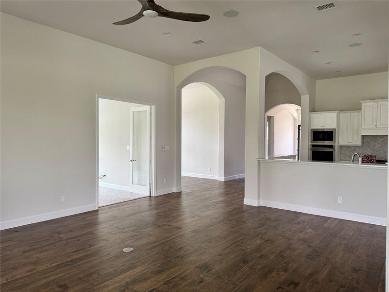 Kitchen and Living area