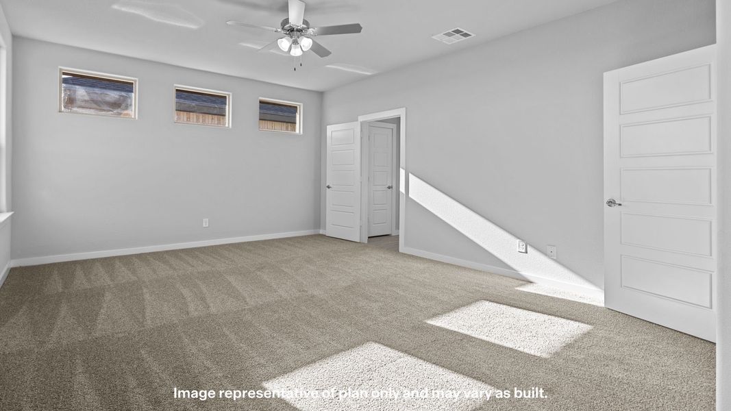 Representative unfurnished interior of a home built from the Live Oak by D.R. Horton in Homestead at Parks Bell Ranch, Odessa (Image 20). Representative unfurnished interior of a home built from the Live Oak by D.R. Horton in Homestead at Parks Bell Ranch, Odessa (Image 20).