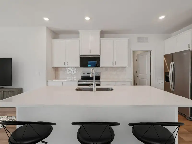 Furnished interior view inside a new home in Marshburn Landing - Classic Series, Wendell (Image 3).