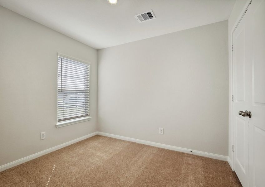 Secondary bedroom with lush carpet Secondary bedroom with lush carpet