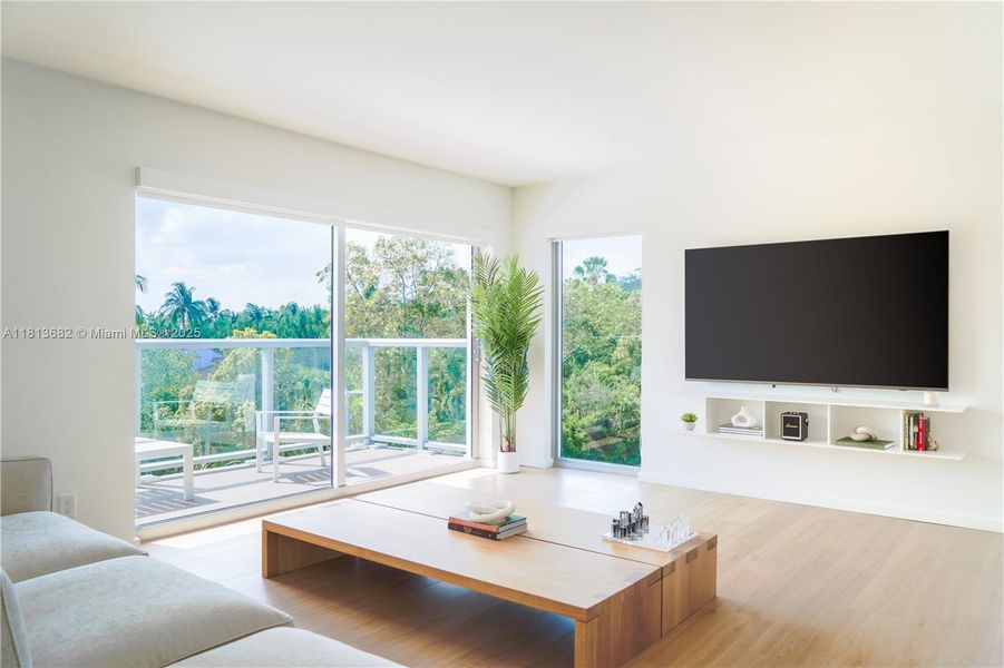 Furnished interior view inside a new home in , Bal Harbour (Image 14). Furnished interior view inside a new home in , Bal Harbour (Image 14).