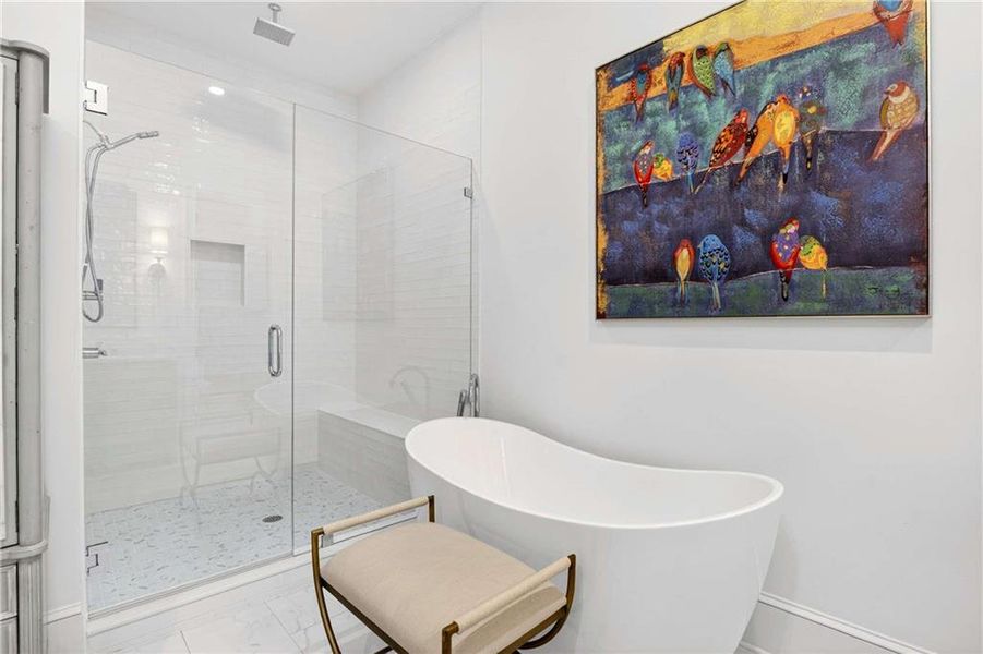 Furnished interior view inside a new home in , Roswell (Image 17).