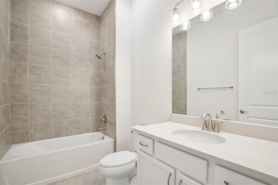 Furnished interior view inside a new home in Eagles Cove at Mirada, San Antonio (Image 8).