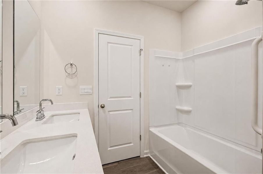Furnished interior view inside a new home in Parkside at Grayson, Grayson (Image 10). Furnished interior view inside a new home in Parkside at Grayson, Grayson (Image 10).