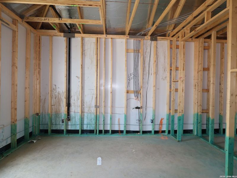 In-progress construction of a new home in Everly Estates, San Antonio, TX (Image 12).