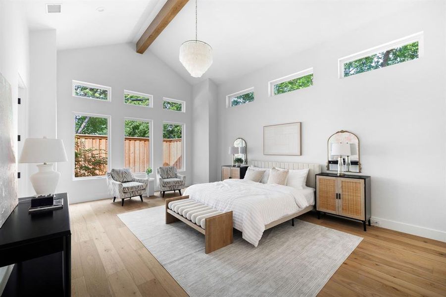 Furnished interior view inside a new home in , Dallas (Image 12).