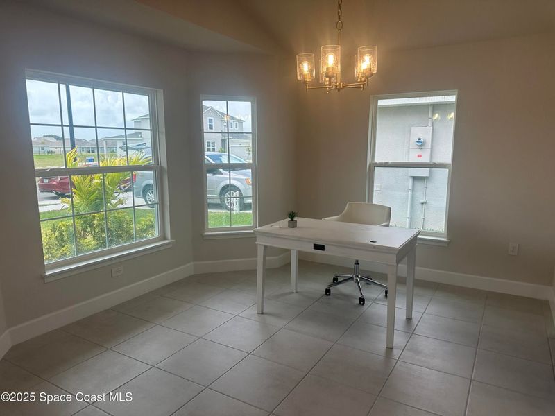 Furnished interior view inside a new home in St. John Preserve, Palm Bay (Image 3). Furnished interior view inside a new home in St. John Preserve, Palm Bay (Image 3).