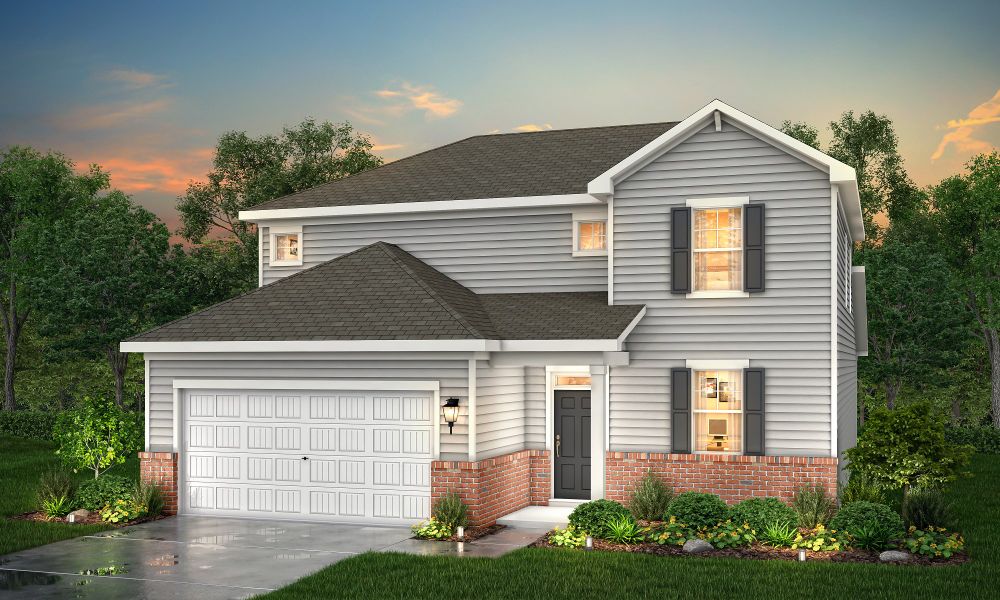 Representative exterior photo of a completed home built from the Calderwood by Century Communities in Carpenter Farms, Lincolnton, NC (Image 1). Representative exterior photo of a completed home built from the Calderwood by Century Communities in Carpenter Farms, Lincolnton, NC (Image 1).