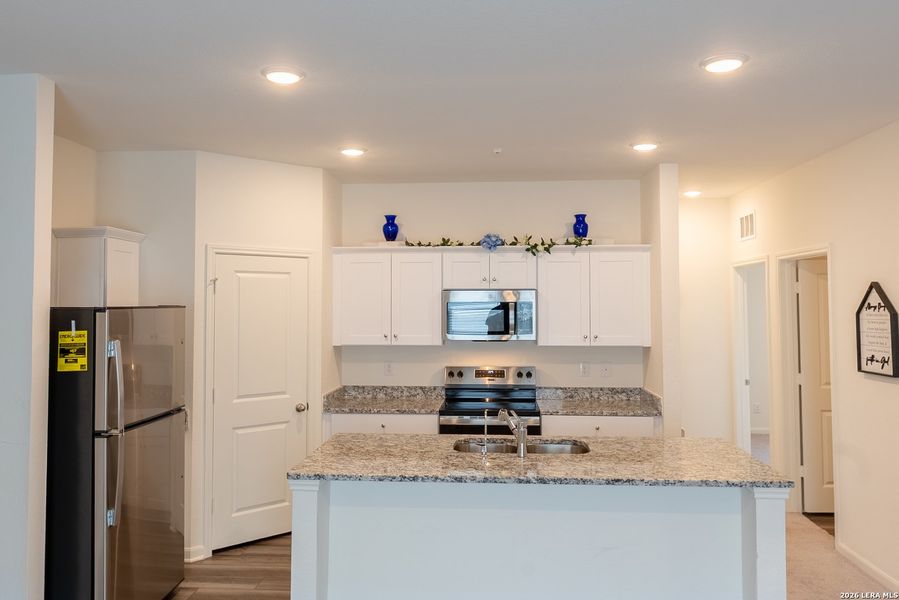 Furnished interior view inside a new home in Trails at Culebra, San Antonio (Image 10).
