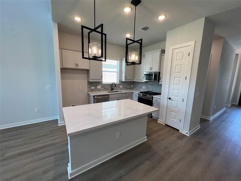 Furnished interior view inside a new home in Cascades at Onion Creek, Austin (Image 11).