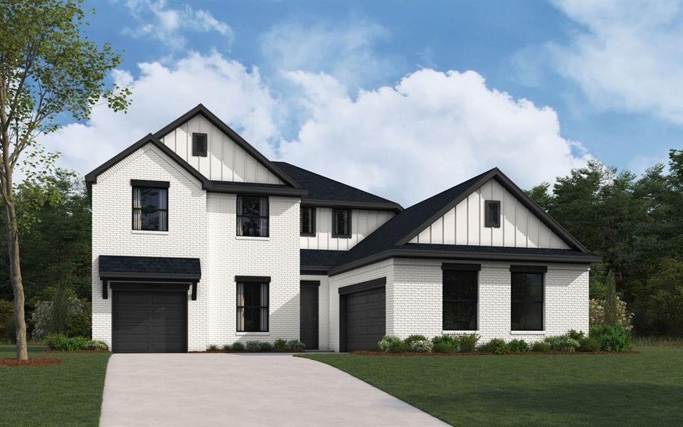 The Shenandoah II Floorplan - Modern Farmhouse Exterior
