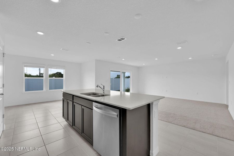 Furnished interior view inside a new home in Wells Landing, Jacksonville (Image 12). Furnished interior view inside a new home in Wells Landing, Jacksonville (Image 12).