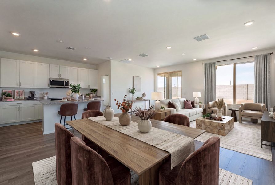 Furnished interior view inside a new home in North Copper Canyon, Surprise (Image 9).