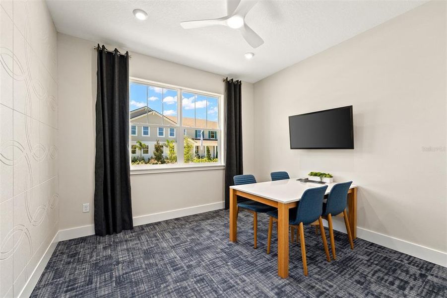 Furnished interior view inside a new home in Meridian Parks, Orlando (Image 7).