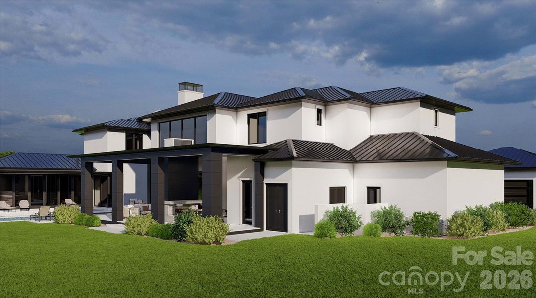 Front exterior of a new home in , Waxhaw, NC, highlighting curb appeal (Image 5).