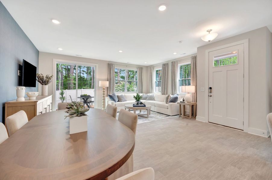 Representative furnished interior of a home built from the Vienna by Mattamy Homes in Ashmore Townes, Garner (Image 8).