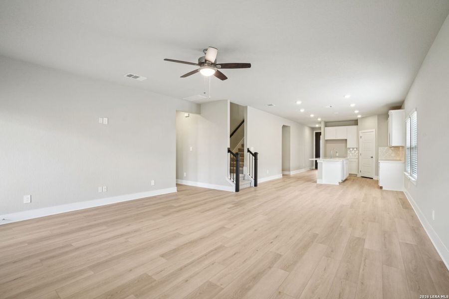 Spacious, unfurnished interior of a new home in Legendary Trails - Premier Series, Cibolo (Image 19).