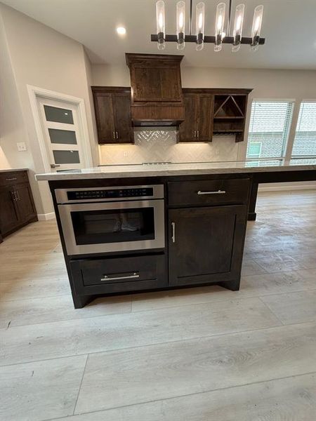 Built in drawer microwave