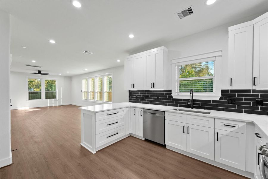 Furnished interior view inside a new home in , Houston (Image 12).