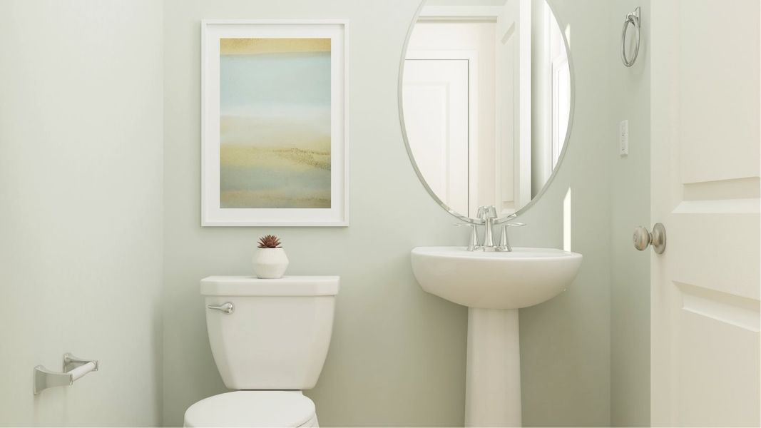 Vista powder room