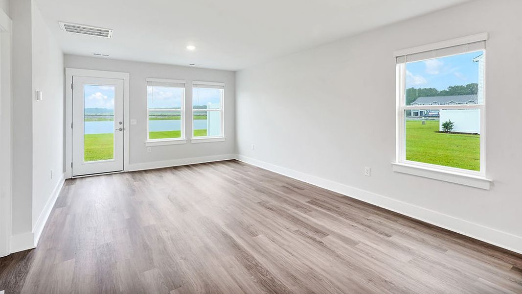 Spacious, unfurnished interior of a new home in The Landing at Sidbury Station, Castle Hayne (Image 15).