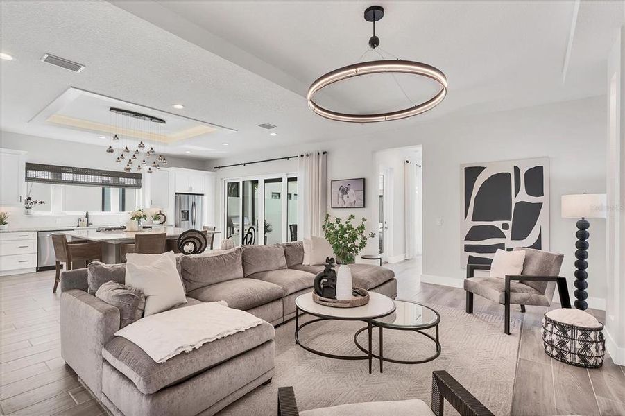 Furnished interior view inside a new home in Aqua Single Family Homes, Bradenton (Image 26).
