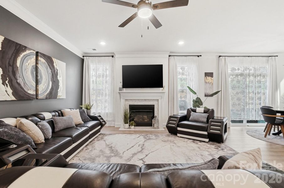 Furnished interior view inside a new home in Summerlin, Mooresville (Image 16).