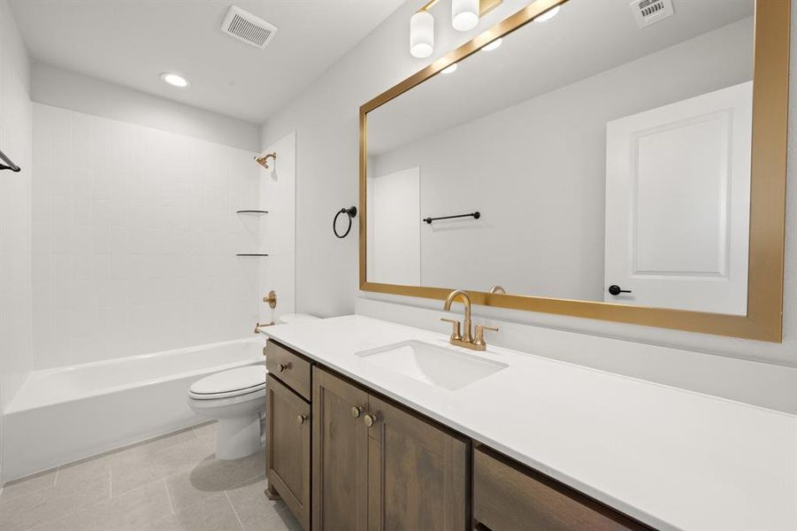 Furnished interior view inside a new home in Somerset - Phase 5, Mansfield (Image 16). Furnished interior view inside a new home in Somerset - Phase 5, Mansfield (Image 16).