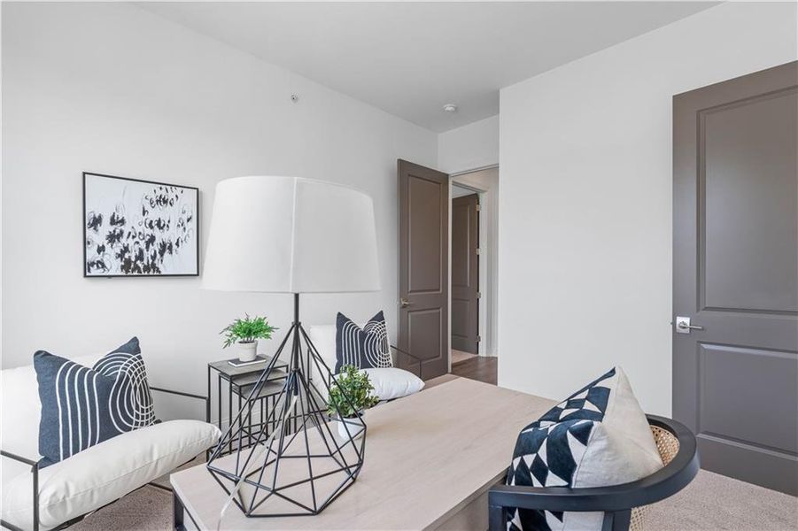 Furnished interior view inside a new home in Waterside Condos, Peachtree Corners (Image 16).