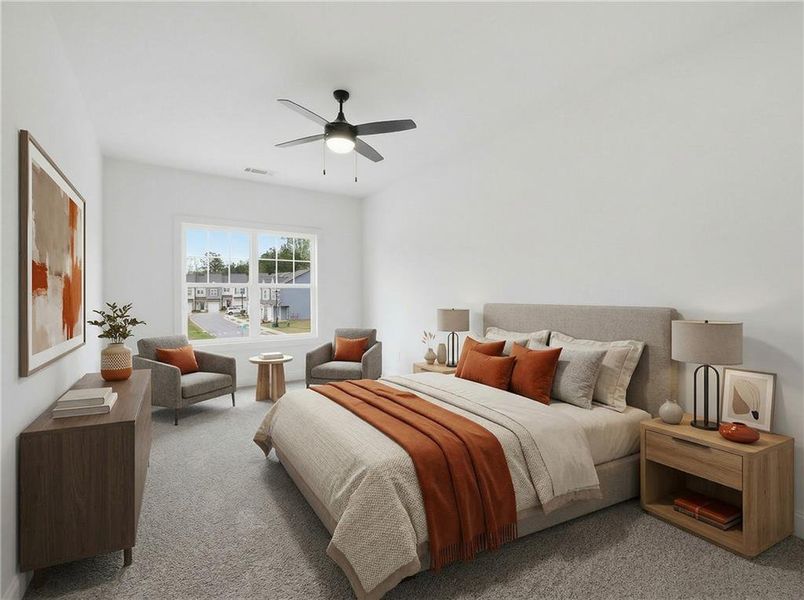 Furnished interior view inside a new home in , Ball Ground (Image 18).
