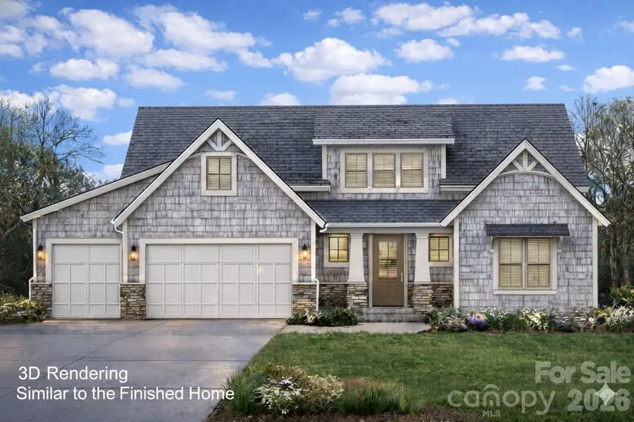 Front exterior of a new home in , Lancaster, SC, highlighting curb appeal (Image 1). Front exterior of a new home in , Lancaster, SC, highlighting curb appeal (Image 1).