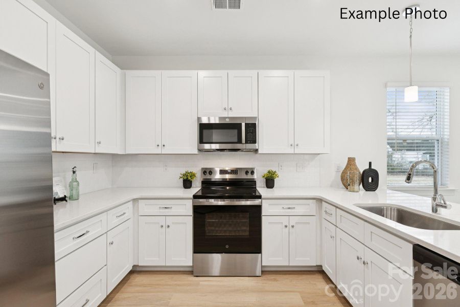 Furnished interior view inside a new home in , Monroe (Image 14).