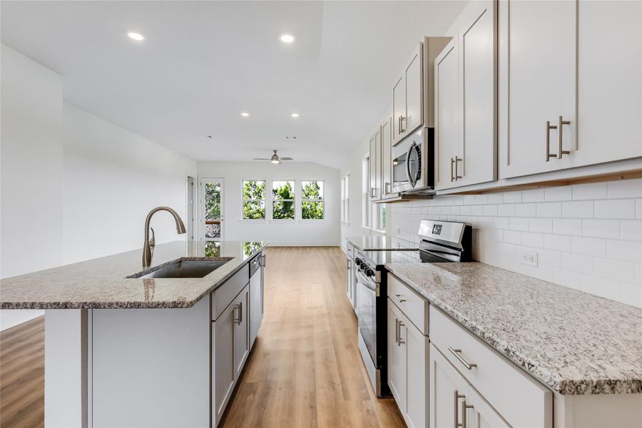Furnished interior view inside a new home in , Lago Vista (Image 6).