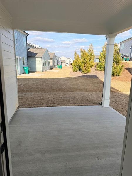 Exterior details and patio area of a home in , Lilburn (Image 3). Exterior details and patio area of a home in , Lilburn (Image 3).