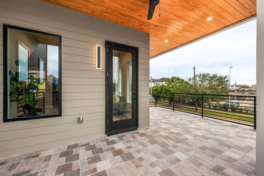 Exterior details and patio area of a home in , Houston (Image 24). Exterior details and patio area of a home in , Houston (Image 24).