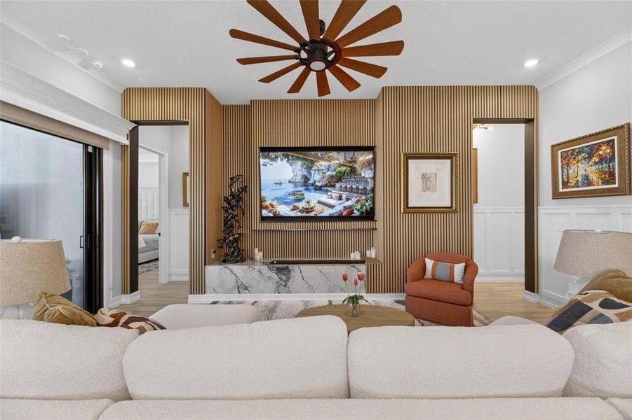 Furnished interior view inside a new home in SouthShore Yacht Club, Ruskin (Image 57).