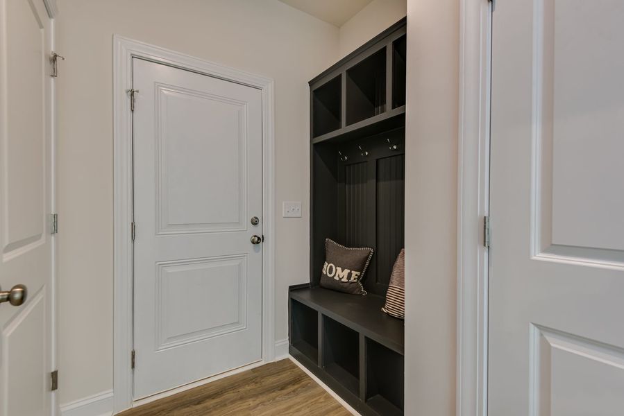 Mudroom with Bench and Cubbies