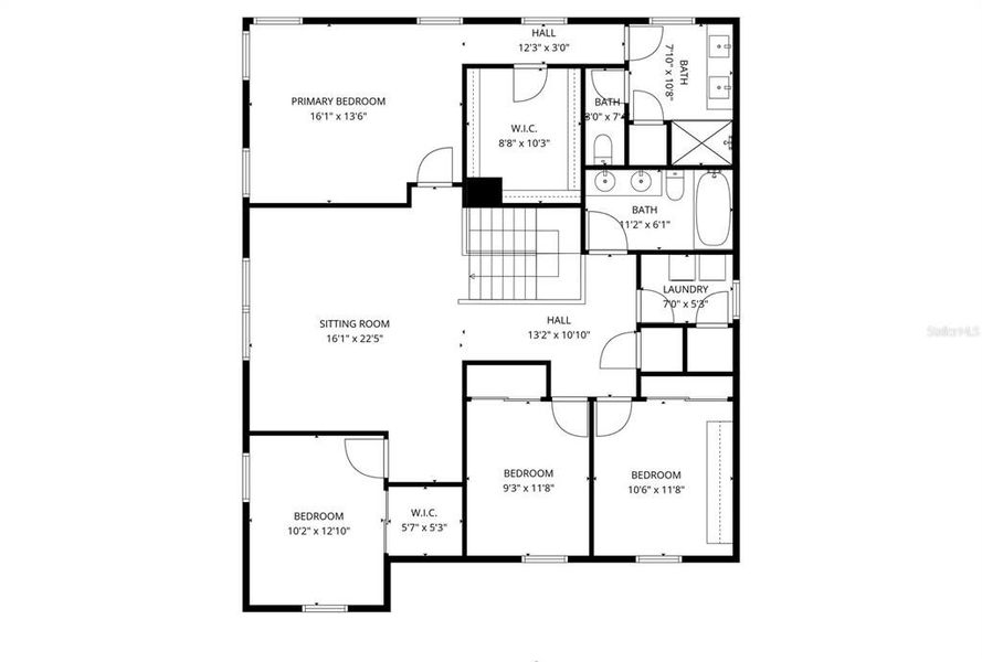 2D floor plan layout of this home in , Davenport, FL (Image 5). 2D floor plan layout of this home in , Davenport, FL (Image 5).