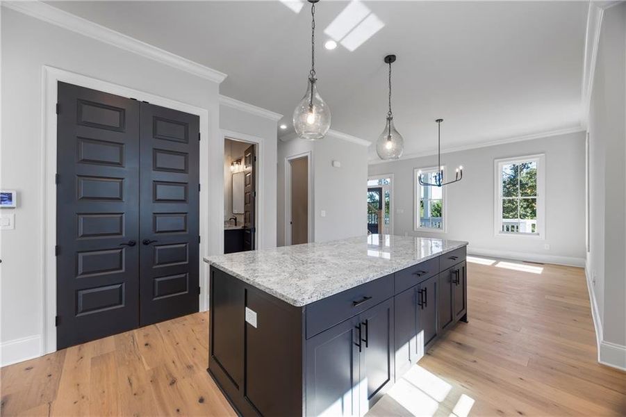 Furnished interior view inside a new home in , Dacula (Image 9).