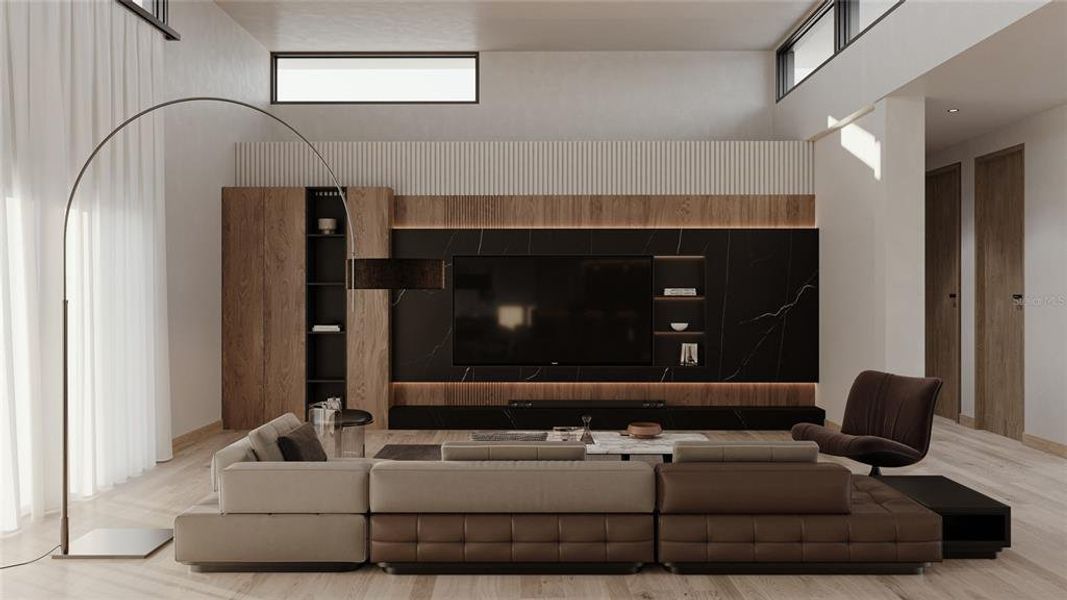 Furnished interior view inside a new home in , Punta Gorda (Image 13).
