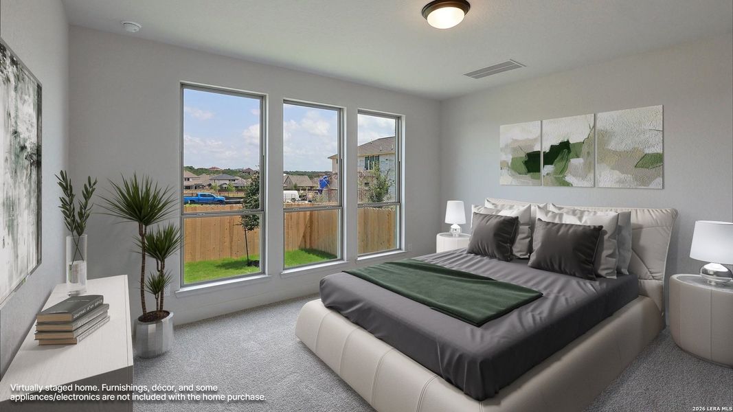 Furnished interior view inside a new home in Briggs Ranch, San Antonio (Image 9).