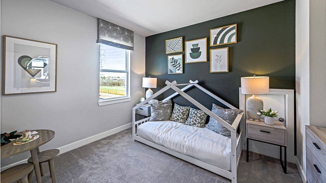 Furnished interior view inside a new home in Avalon at Cypress, Cypress (Image 23).