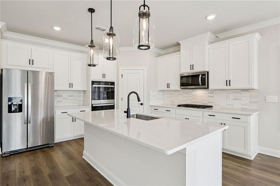Furnished interior view inside a new home in River Pointe, Monroe (Image 11).