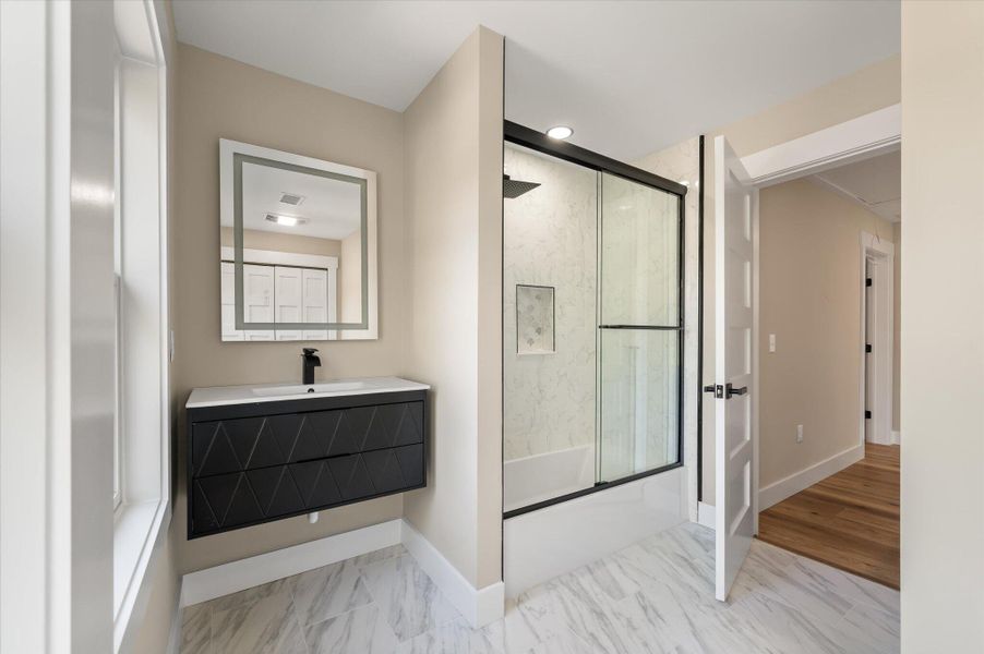 Furnished interior view inside a new home in , Charleston (Image 8).