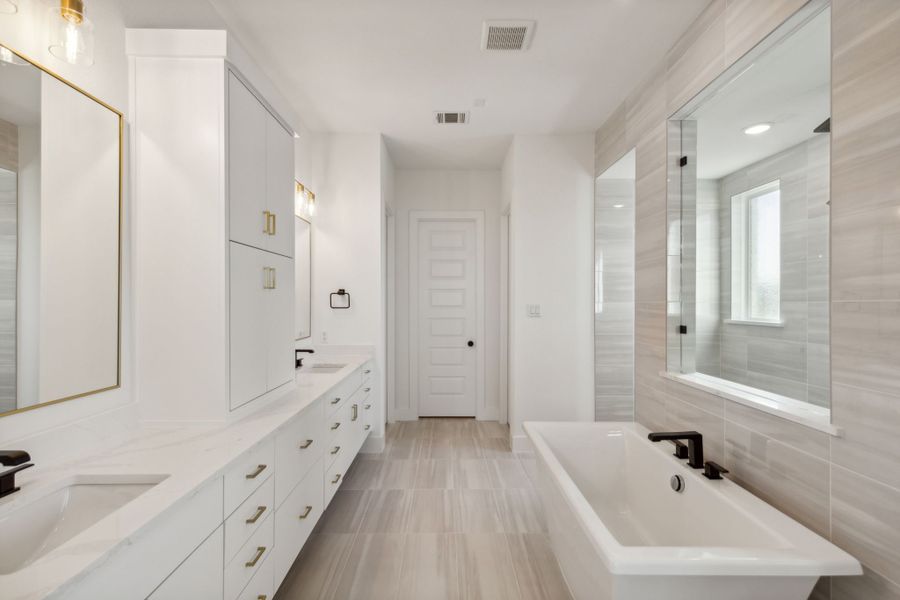 Representative furnished interior of a home built from the Montgomery IV by Southgate Homes in Windsong Ranch 71' Series, Prosper (Image 16).