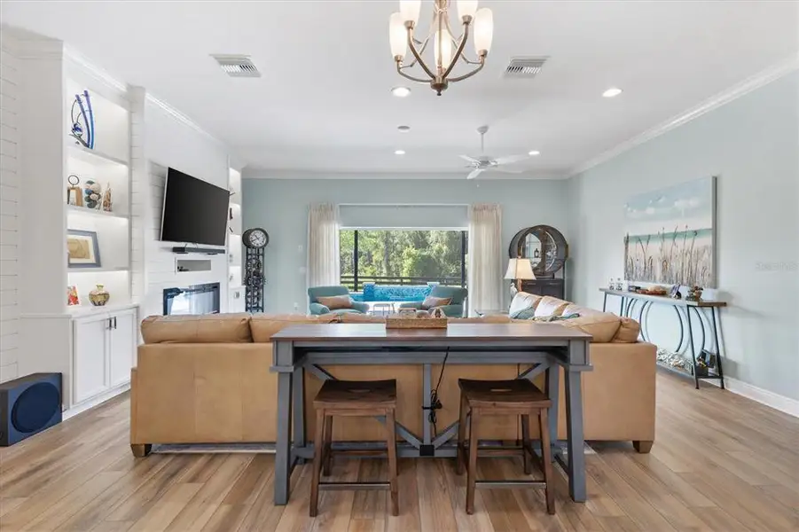 Furnished interior view inside a new home in , The Villages (Image 12).