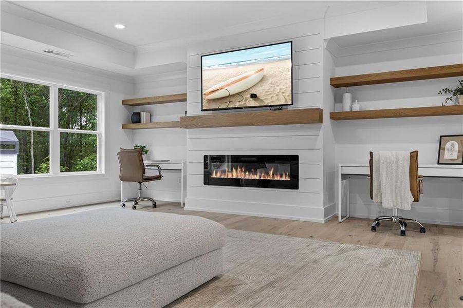 Furnished interior view inside a new home in , Hoschton (Image 16). Furnished interior view inside a new home in , Hoschton (Image 16).
